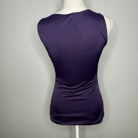 Gucci Plum Purple Tank top with Gucci Gold hardware -cp - Picture 6 of 10